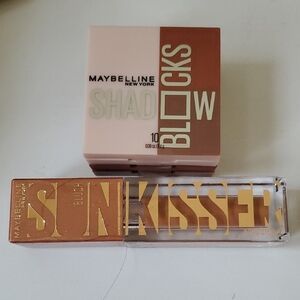 🩵 Maybelline Shadow Blocks and Sun Kisser Blush Set